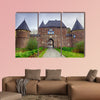 Historical castle in Vondern near Oberhausen multi panel canvas wall art