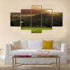 Golf Course Sunset Multi Panel Canvas Wall Art