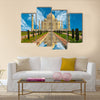 Beautiful Taj Mahal in India Multi Panel Canvas Wall Art