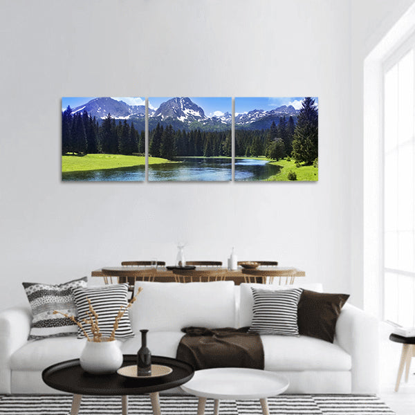 Mountain scenery, National park Durmitor, Montenegro panoramic canvas wall art