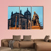 St Giles' Cathedral with Duke of Buccleuch of Edinburgh multi panel canvas wall art