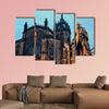 St Giles' Cathedral with Duke of Buccleuch of Edinburgh multi panel canvas wall art