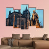 St Giles' Cathedral with Duke of Buccleuch of Edinburgh multi panel canvas wall art