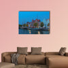 Historical cityscape with traditional sailing ships, wall art