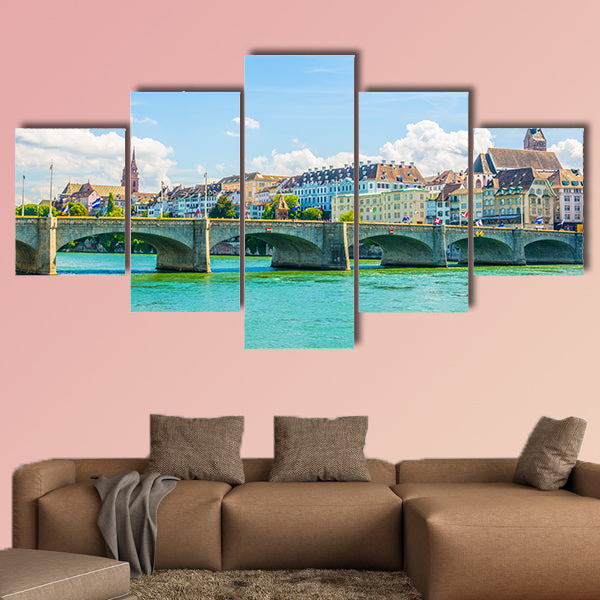 Basler monster and Saint Martin in Basel, Switzerland wall art