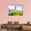 Saint Nicholas cathedral at Fribourg, Switzerland multi panel canvas wall art