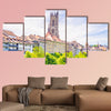 Saint Nicholas cathedral at Fribourg, Switzerland multi panel canvas wall art