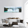 Godafoss waterfall in the northern Iceland panoramic canvas wall art