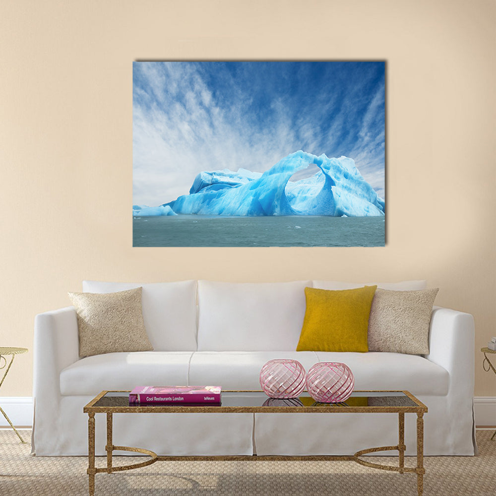 iceberg floating arch. El Calafate, argentina multi panel canvas wall art
