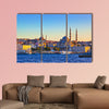 Istanbul sunset panorama - Turkey travel background Multi panel canvas wall art