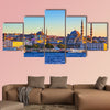 Istanbul sunset panorama - Turkey travel background Multi panel canvas wall art