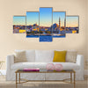 Istanbul sunset panorama - Turkey travel background Multi panel canvas wall art