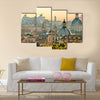 View of Rome from Castel Sant'Angelo, Italy Multi panel canvas wall art