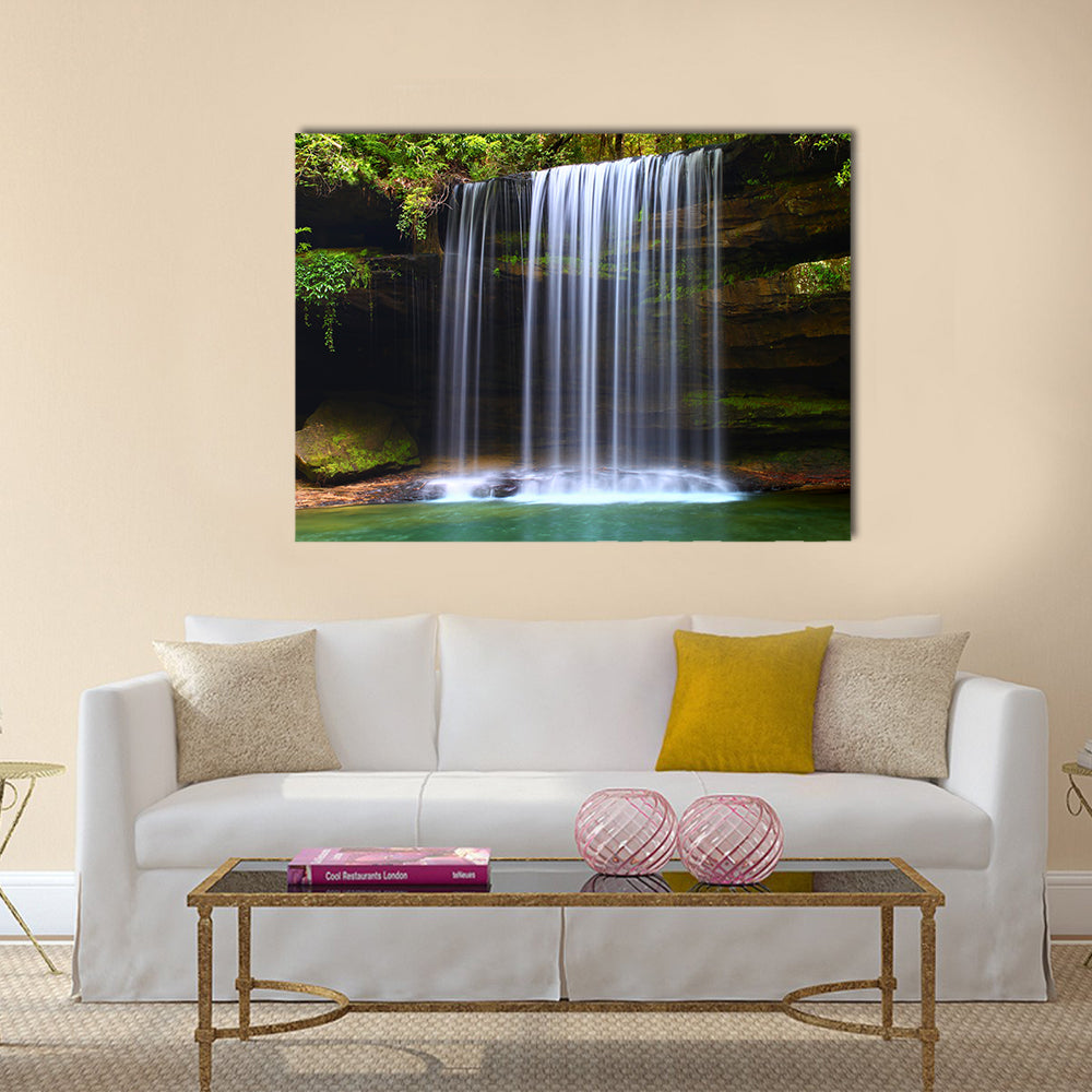 Upper Caney Creek Falls Multi Panel Canvas Wall Art