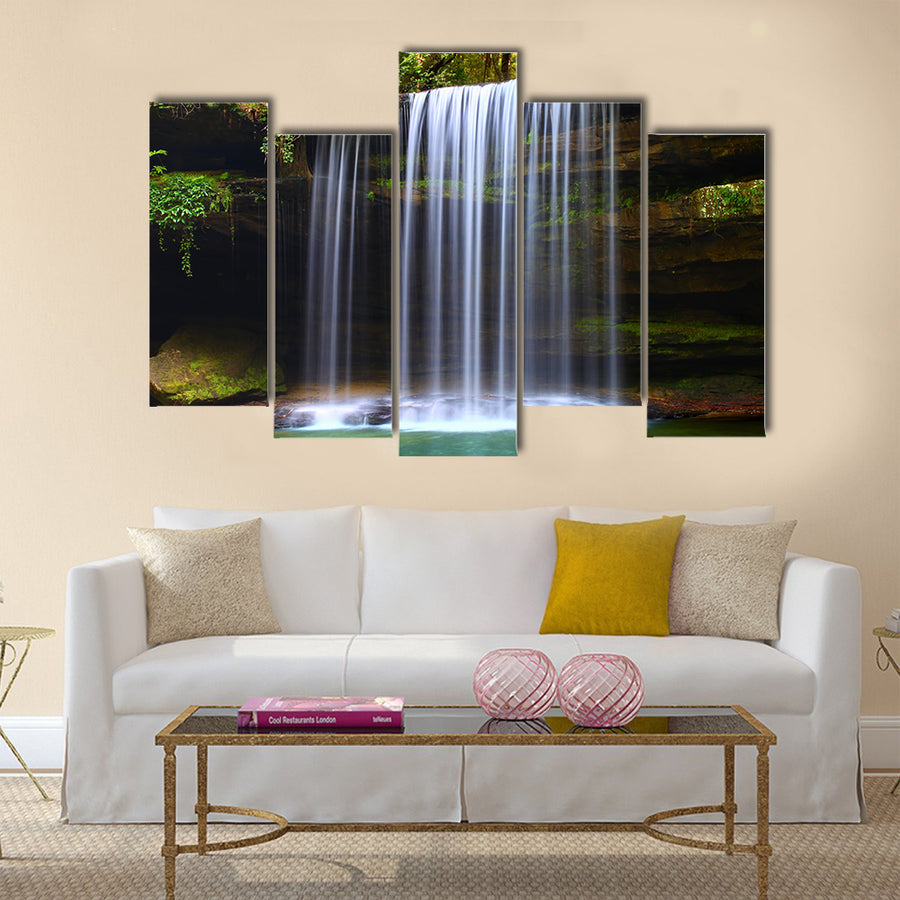 Upper Caney Creek Falls Multi Panel Canvas Wall Art
