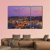 Istanbul sunset panorama multi panel canvas wall art