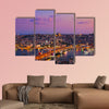 Istanbul sunset panorama multi panel canvas wall art