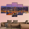 Istanbul sunset panorama multi panel canvas wall art