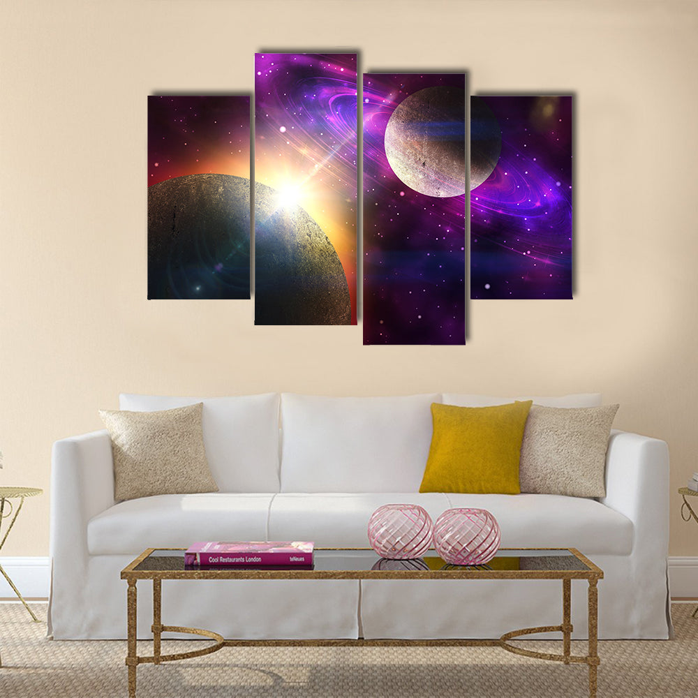 Background Multi Panel Canvas Wall Art