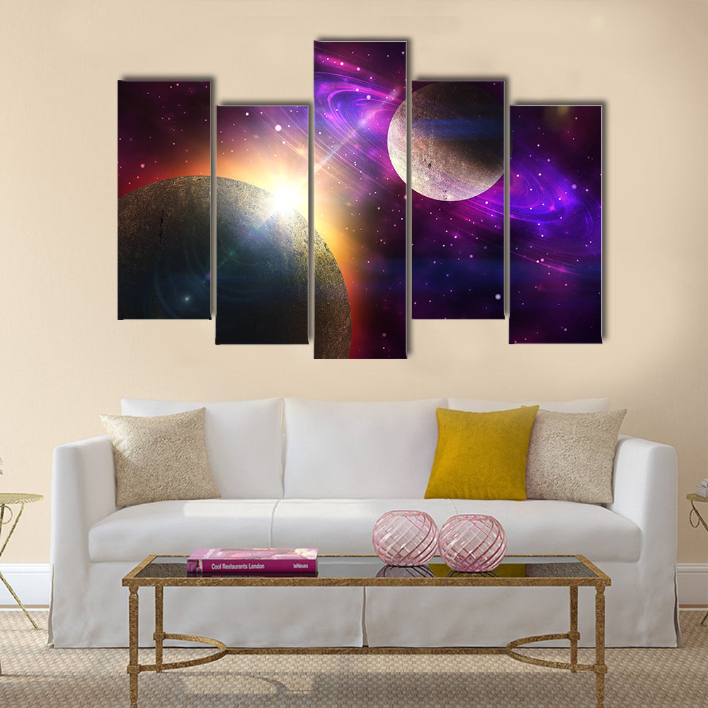 Background Multi Panel Canvas Wall Art