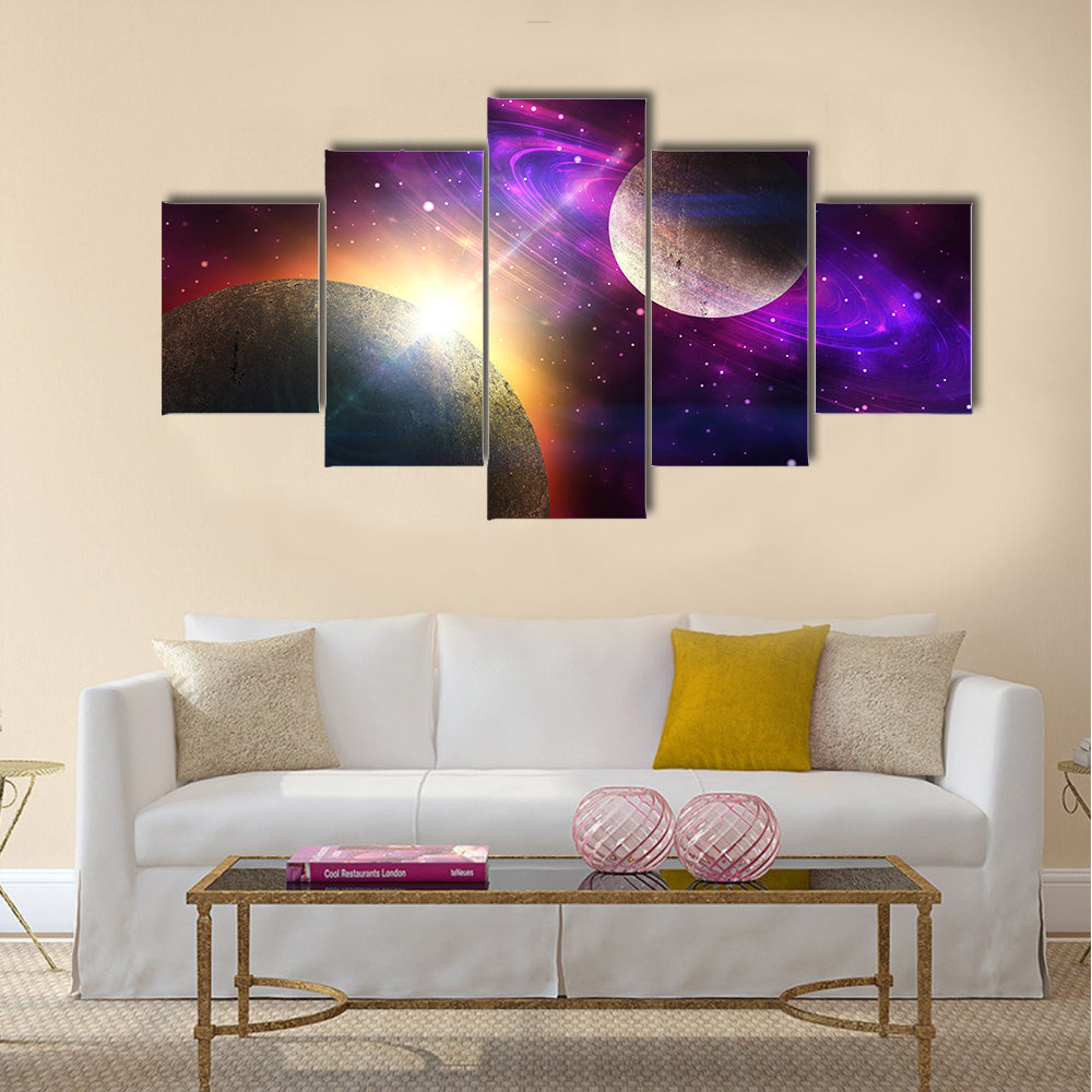 Background Multi Panel Canvas Wall Art