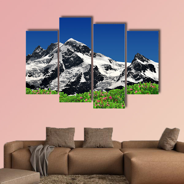 Beautiful Mountain Breithorn and Klein Matterhorn multi panel canvas wall art