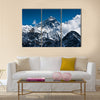 Everest Mountain Peak - the top of the world Multi panel canvas wall art