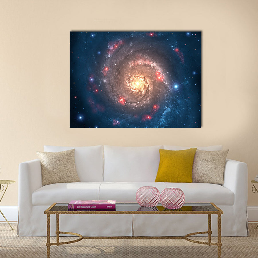 Far galaxy Multi Panel Canvas Wall Art