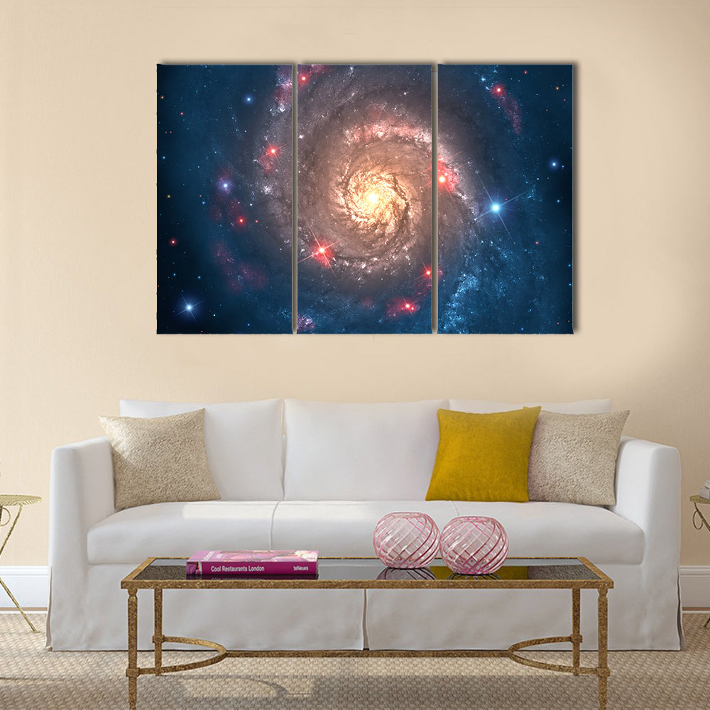 Far galaxy Multi Panel Canvas Wall Art