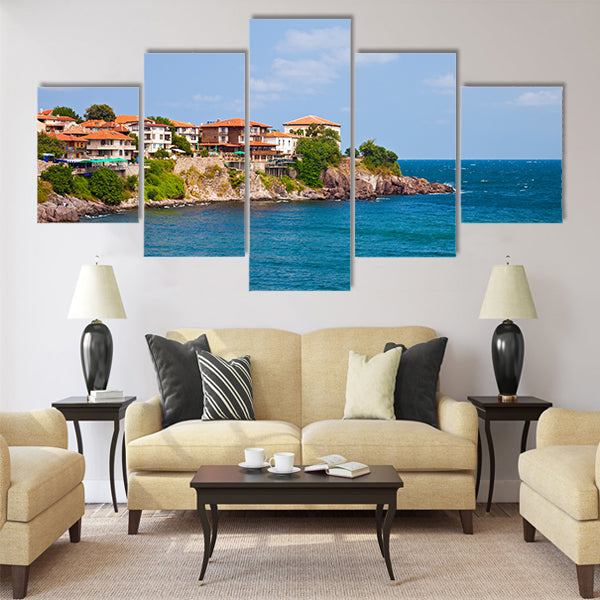 View of the Old Town part of Sozopol Multi panel canvas wall art