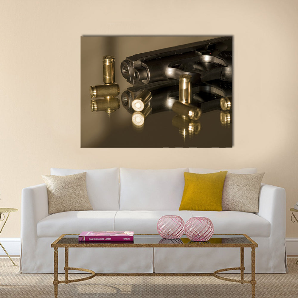 Small gas pistols for self-defense  multi panel canvas wall art
