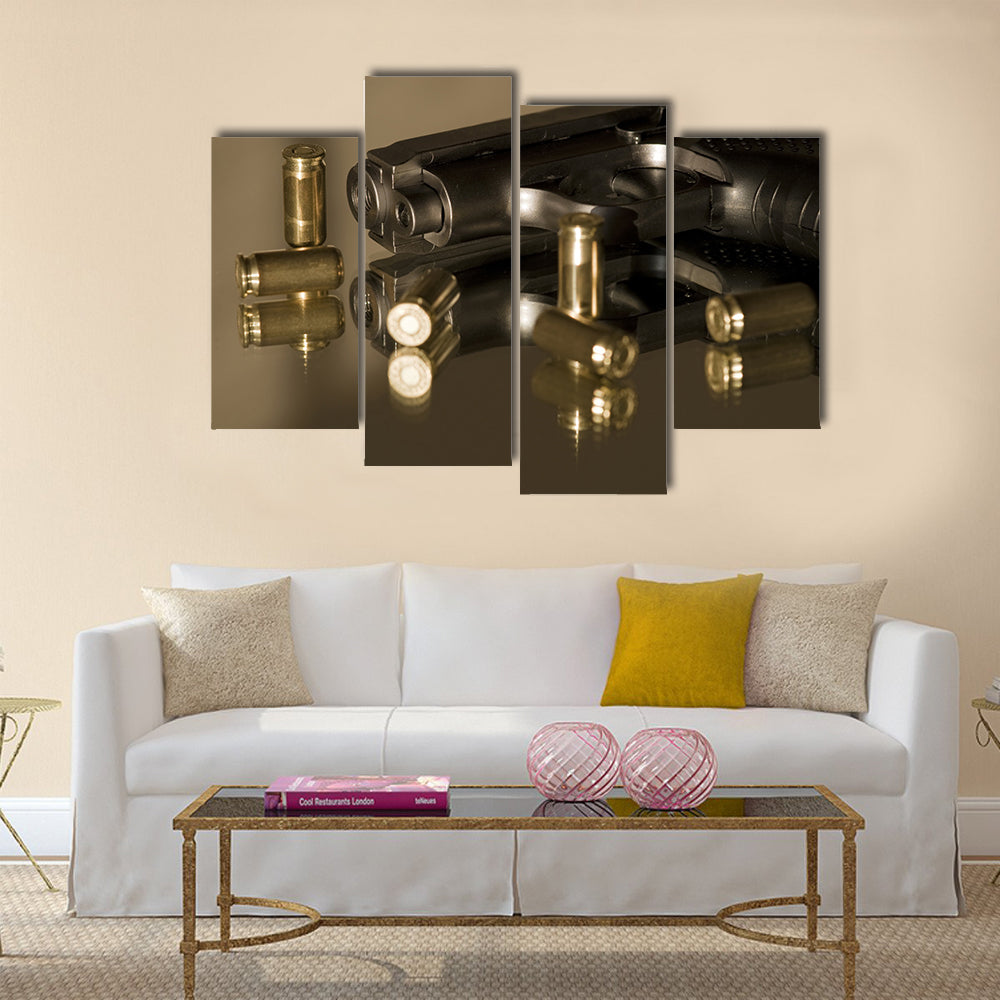 Small gas pistols for self-defense  multi panel canvas wall art