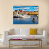 Scenic summer panorama of the Old Town in Stockholm, Sweden canvas wall art