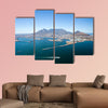 Aerial view of Cape Town and Table Mountain, South Africa multi panel canvas wall art