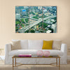 Aeial view of Kuala Lumpur. Malaysia multi panel canvas wall art