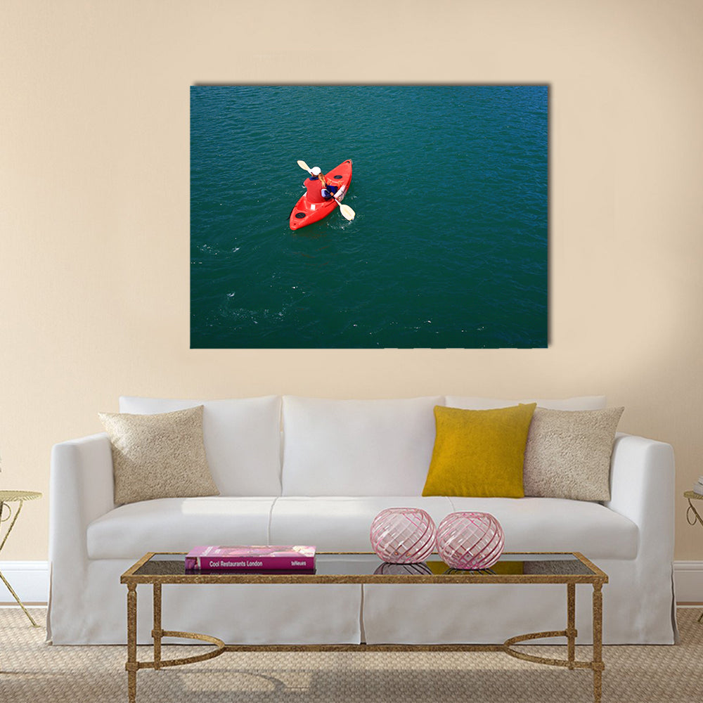 Kayaking at Ang Thong National Park, Multi panel canvas wall art