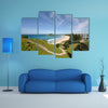 Along the way of summit track of Mount Maunganui, Tauranga, New Zealand Multi Panel Canvas Wall Art