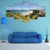 Along the way of summit track of Mount Maunganui, Tauranga, New Zealand Multi Panel Canvas Wall Art