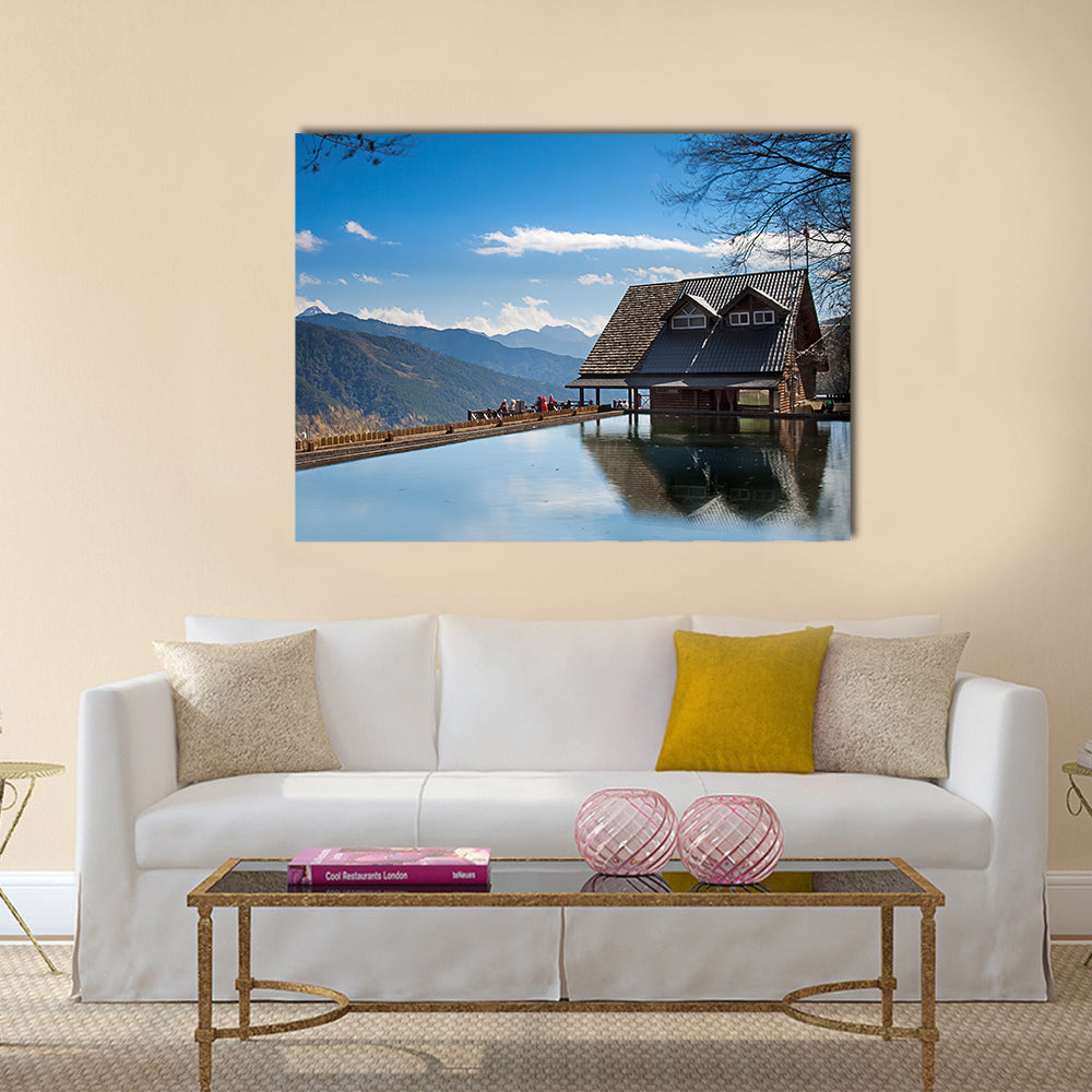 Snow Mountain trailhead huts, Taichung, Taiwan Multi panel canvas wall art