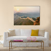 The beautiful great wall winding in ridge at sunrise multi panel canvas wall art