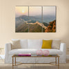 The beautiful great wall winding in ridge at sunrise multi panel canvas wall art