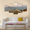 The beautiful great wall winding in ridge at sunrise multi panel canvas wall art