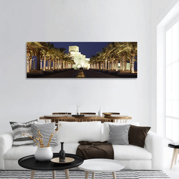 Museum of Islamic Art in Doha, Qatar panoramic canvas wall art