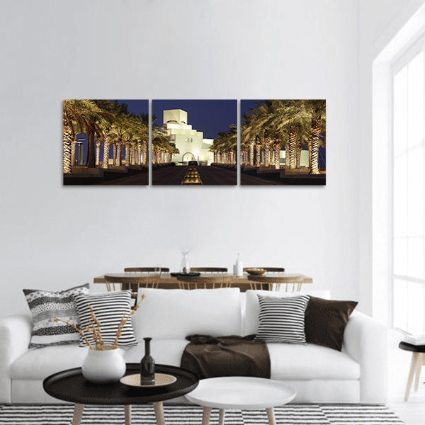Museum of Islamic Art in Doha, Qatar panoramic canvas wall art
