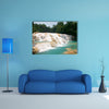 Picture taken at Agua Azul, Chiapas, Mexico multi panel canvas wall art