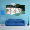 Picture taken at Agua Azul, Chiapas, Mexico multi panel canvas wall art