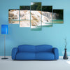 Picture taken at Agua Azul, Chiapas, Mexico multi panel canvas wall art