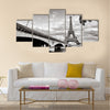 Eiffel tower view from Seine river Multi panel canvas wall art