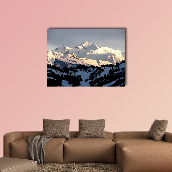 Mont Blanc Sonnenuntergang multi panel canvas wall art