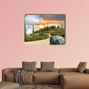 Chianti vineyard landscape in Tuscany, Italy multi panel canvas wall art